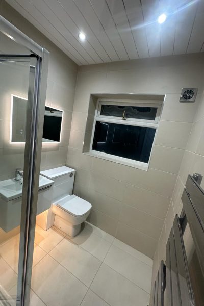 Completed bathroom installation by Adal Plumbing & Heating in Doncaster