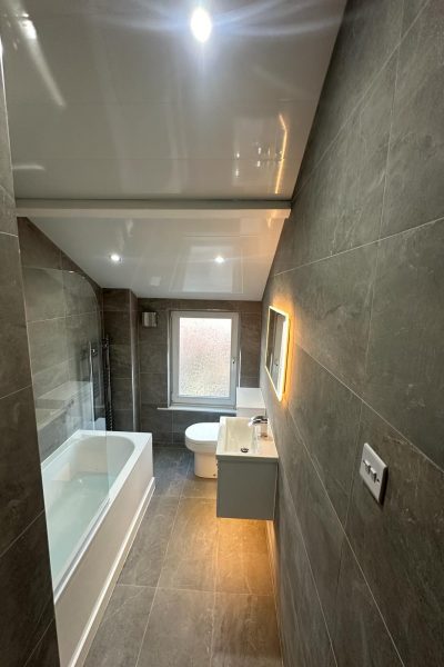 Completed bathroom installation by Adal Plumbing & Heating in Doncaster