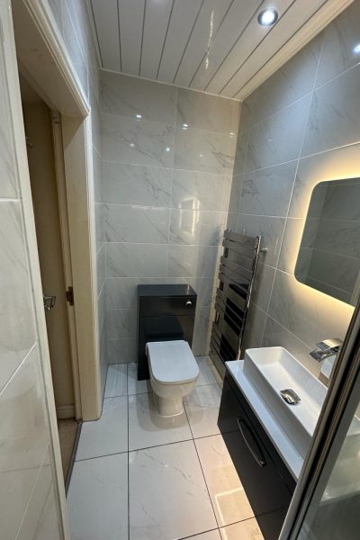 Bathroom fit-out and tiling project by Adal Plumbing & Heating in Doncaster