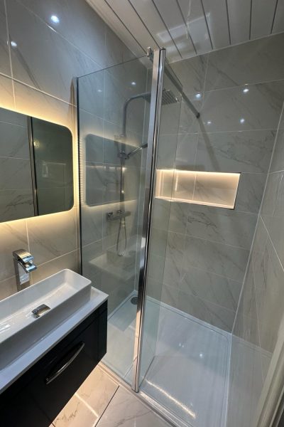 Bathroom fit-out and tiling project by Adal Plumbing & Heating in Doncaster