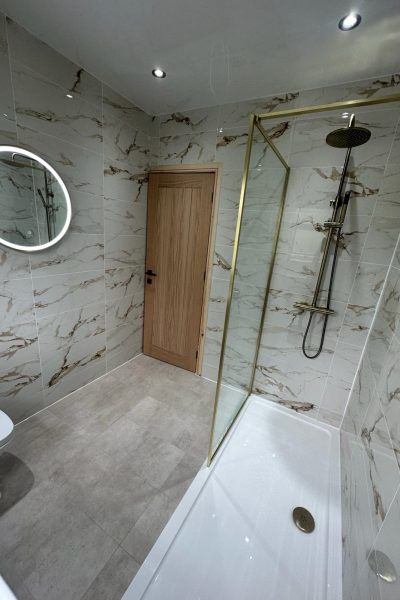 Bathroom fit-out and tiling project by Adal Plumbing & Heating in Doncaster
