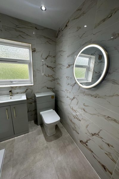 Bathroom fit-out and tiling project by Adal Plumbing & Heating in Doncaster