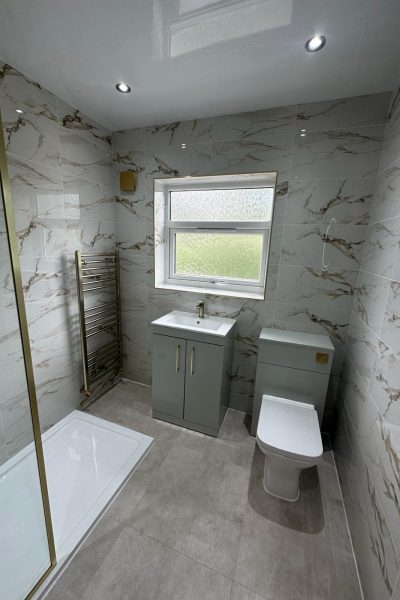 Bathroom fit-out and tiling project by Adal Plumbing & Heating in Doncaster