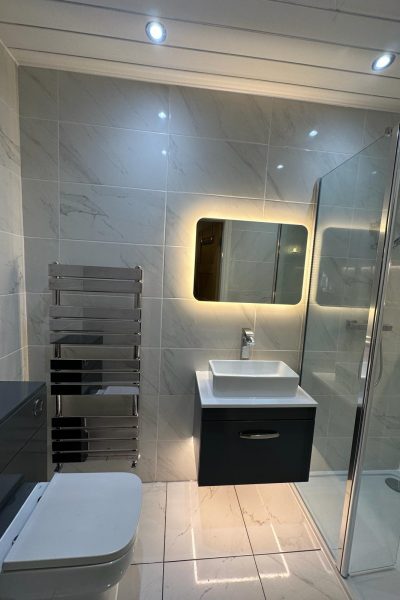 Bathroom fit-out and tiling project by Adal Plumbing & Heating in Doncaster